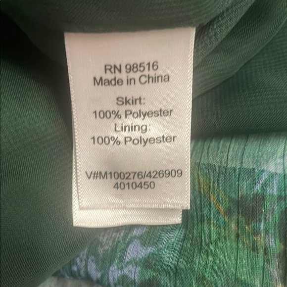 Coldwater Creek Green Ruffled Long Sleeve Blouse - Picture 4 of 4